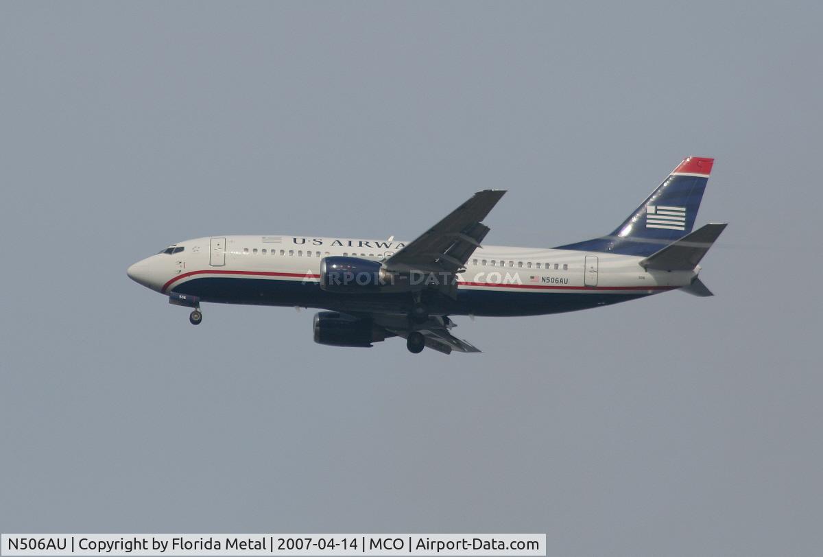 N506AU, 1987 Boeing 737-3B7 C/N 23381, US