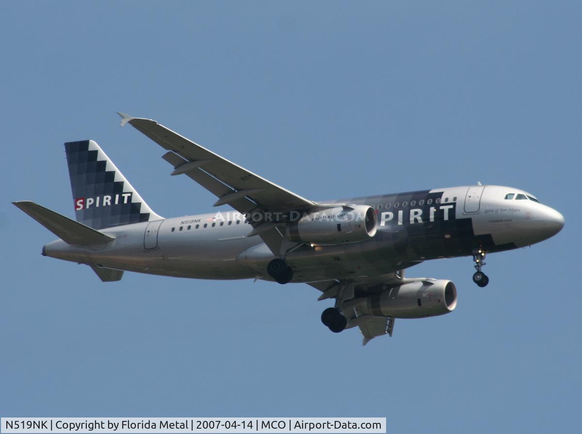 N519NK, 2006 Airbus A319-132 C/N 2723, Spirit