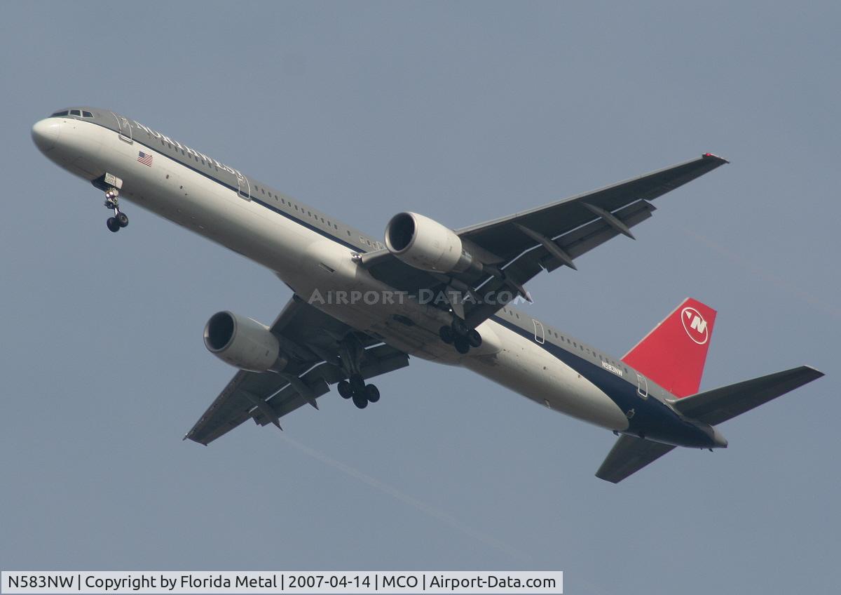 N583NW, 2002 Boeing 757-351 C/N 32983, Northwest