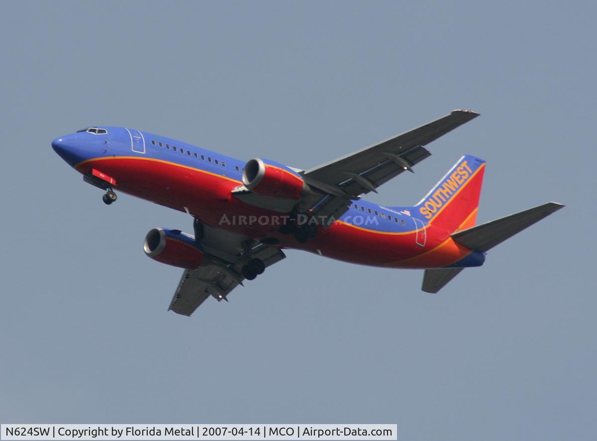 N624SW, 1996 Boeing 737-3H4 C/N 27934, Southwest