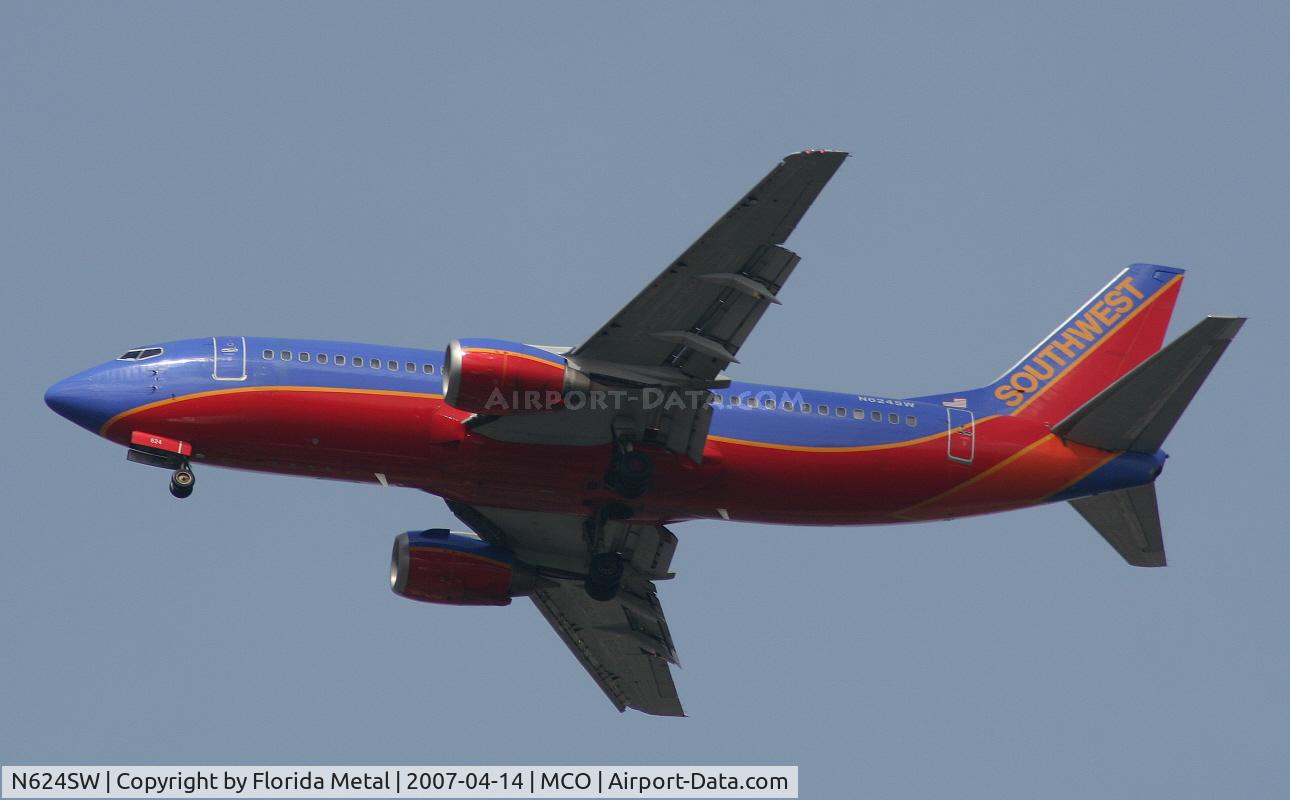N624SW, 1996 Boeing 737-3H4 C/N 27934, Southwest