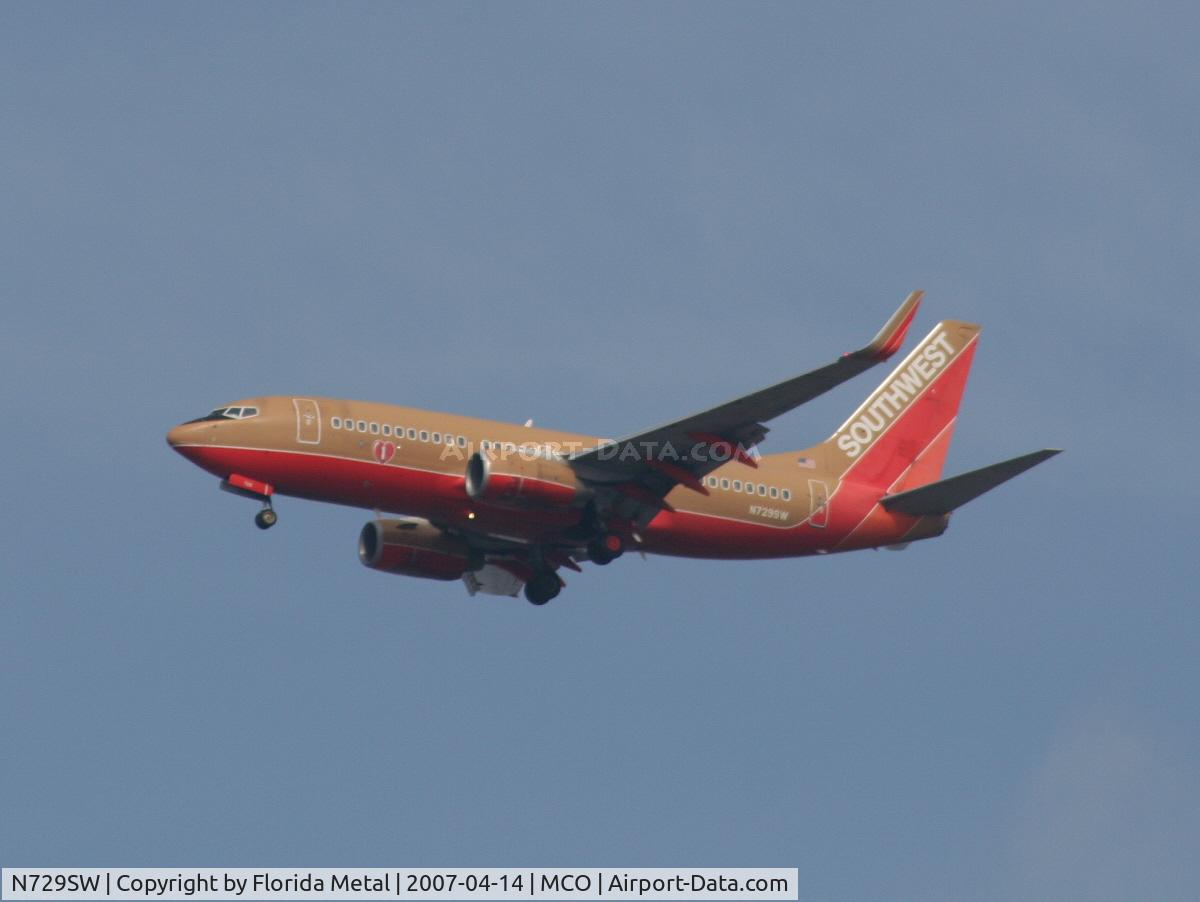 N729SW, 1999 Boeing 737-7H4 C/N 27861, Southwest
