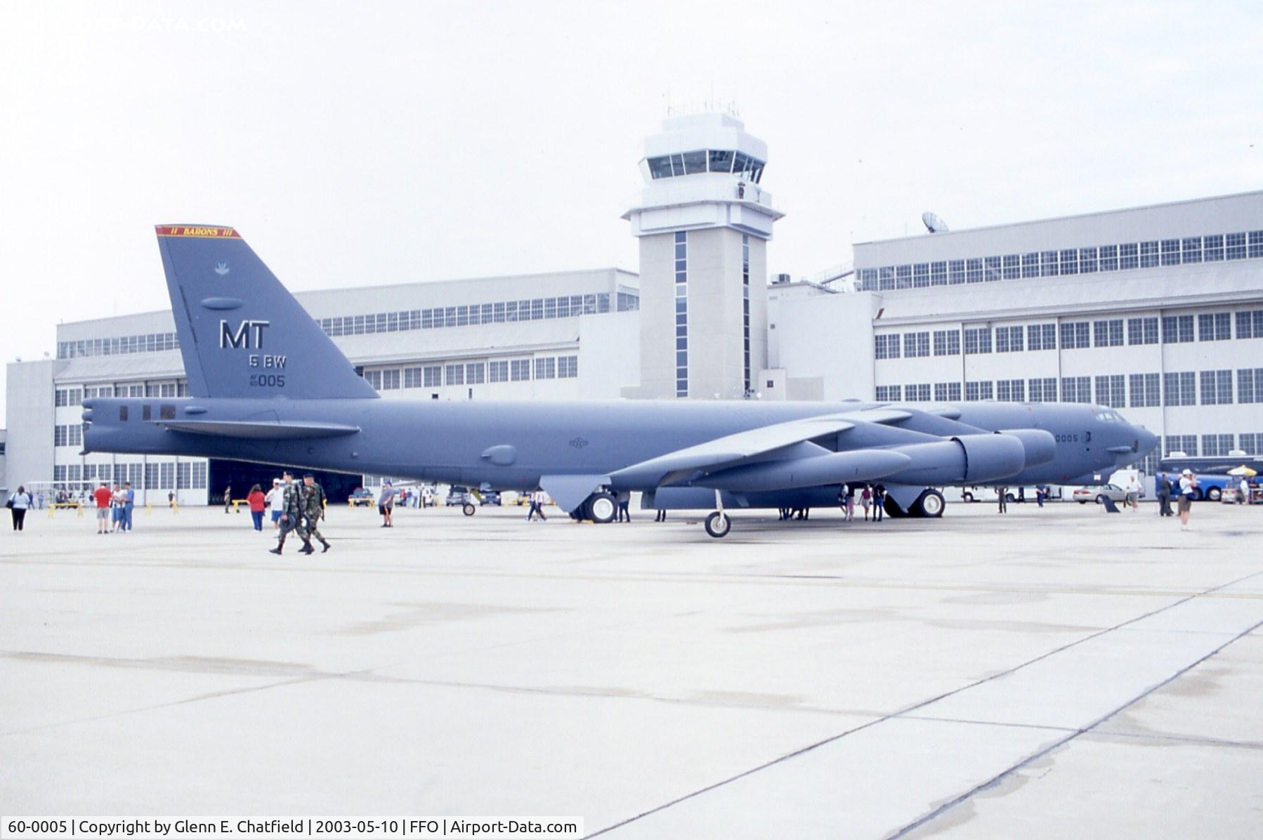 60-0005, 1960 Boeing B-52H Stratofortress C/N 464370, B-52H at the 100th anniversary of flight
