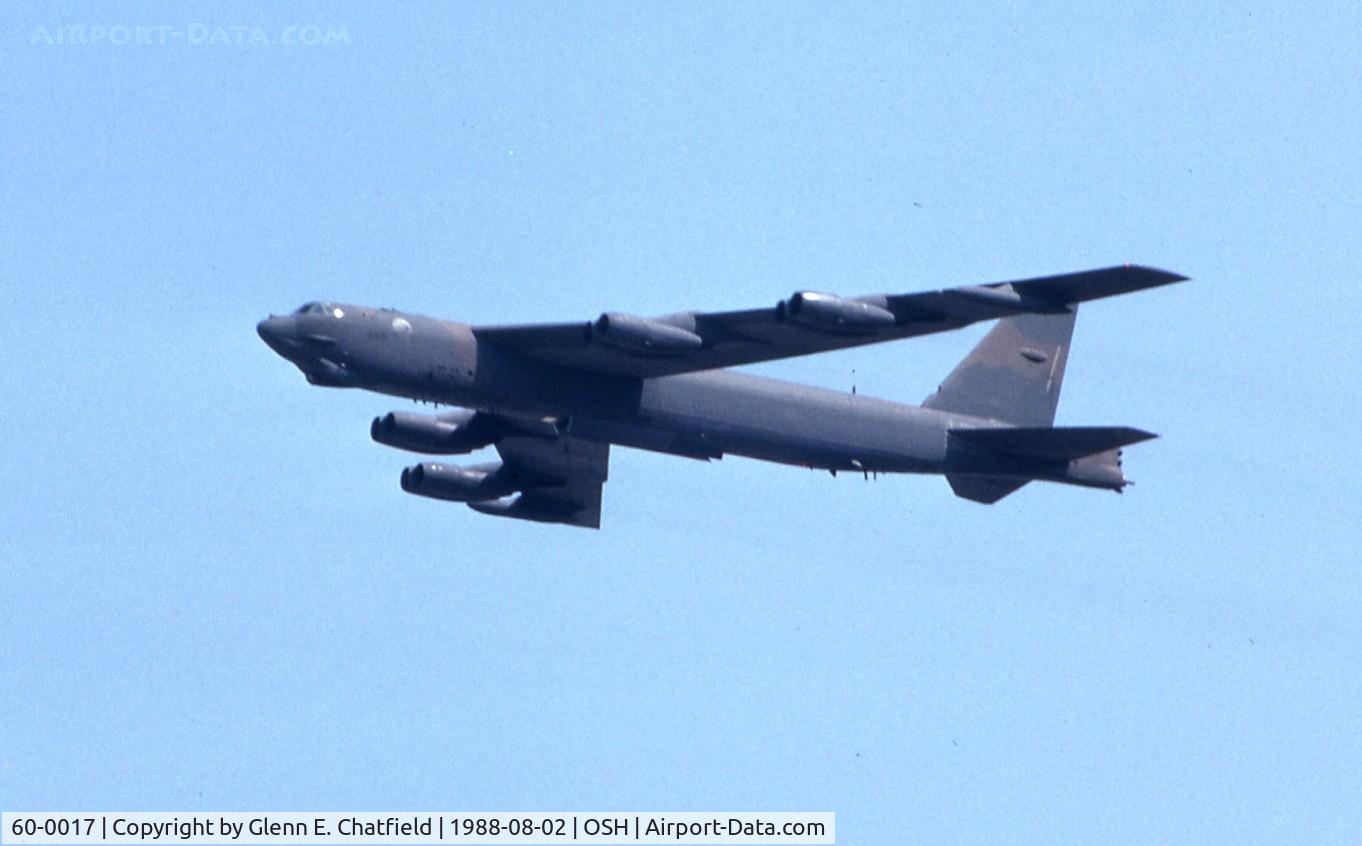 60-0017, 1960 Boeing B-52H Stratofortress C/N 464382, B-52H at the EAA fly in