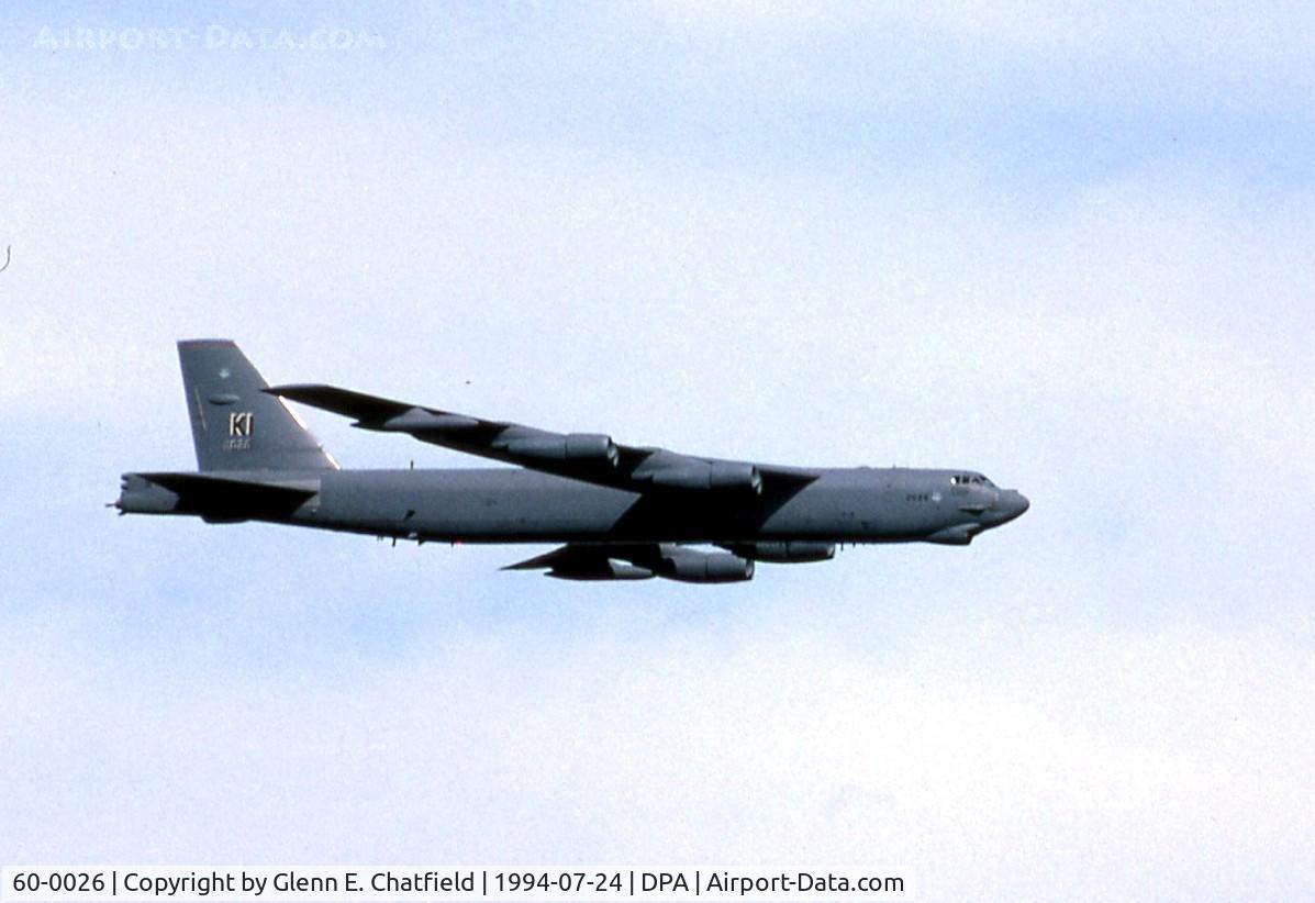 60-0026, 1960 Boeing B-52H Stratofortress C/N 464391, B-52H over flying air show line