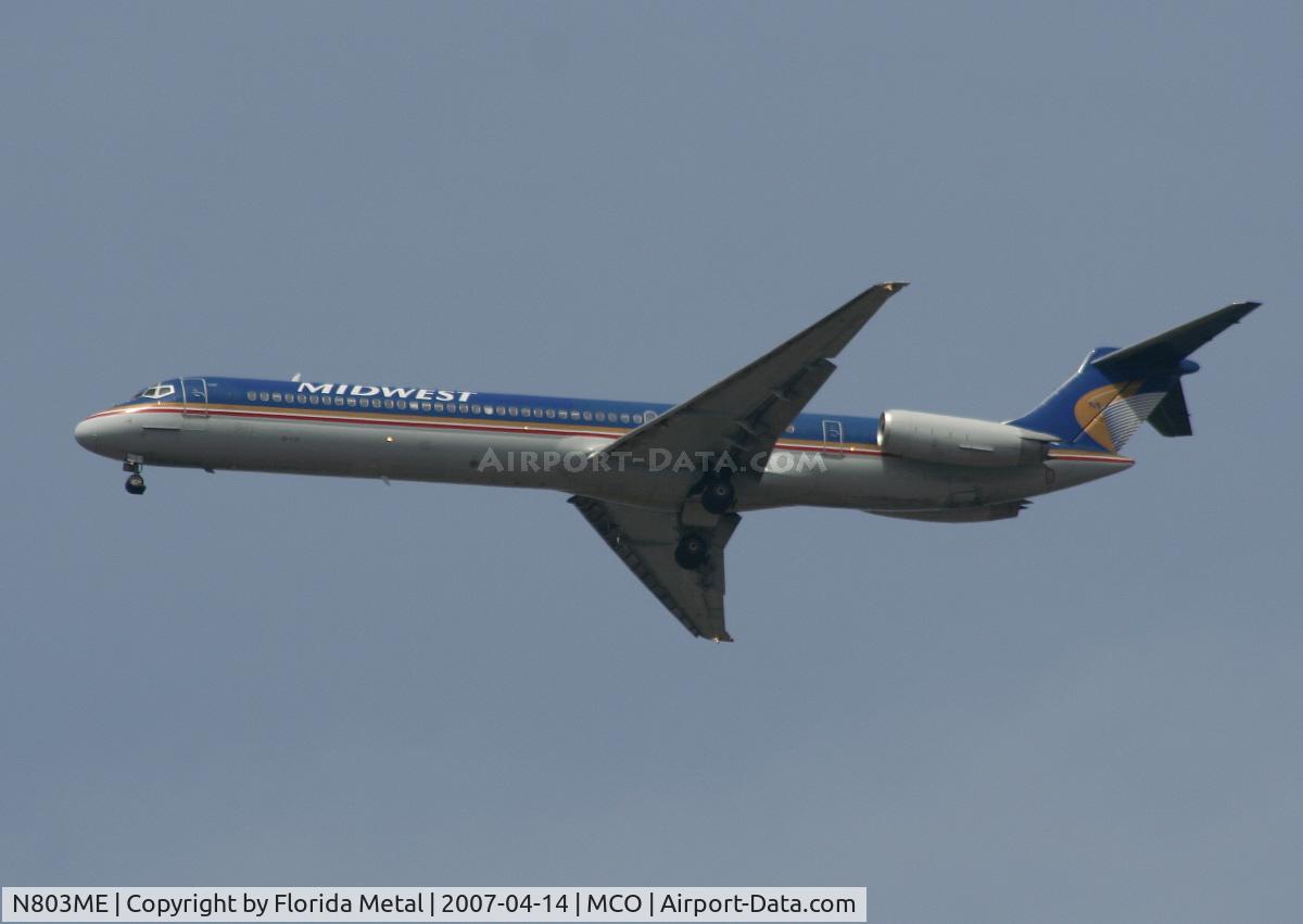 N803ME, 1980 McDonnell Douglas MD-81 (DC-9-81) C/N 48029, Midwest