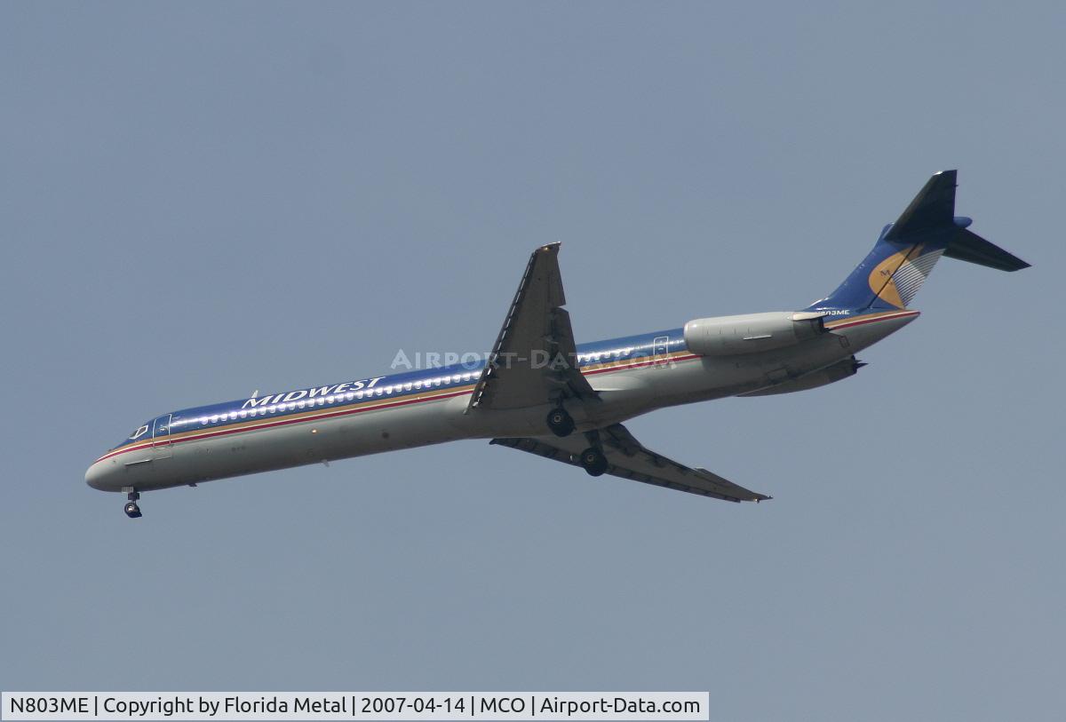 N803ME, 1980 McDonnell Douglas MD-81 (DC-9-81) C/N 48029, Midwest