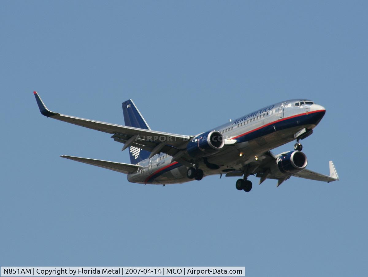 N851AM, 2003 Boeing 737-752 C/N 29363, Aero Mexico