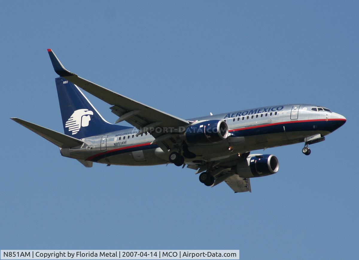 N851AM, 2003 Boeing 737-752 C/N 29363, Aeromexico