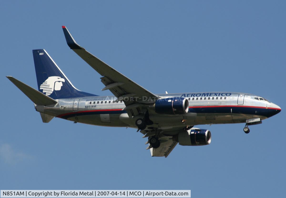 N851AM, 2003 Boeing 737-752 C/N 29363, Aeromexico
