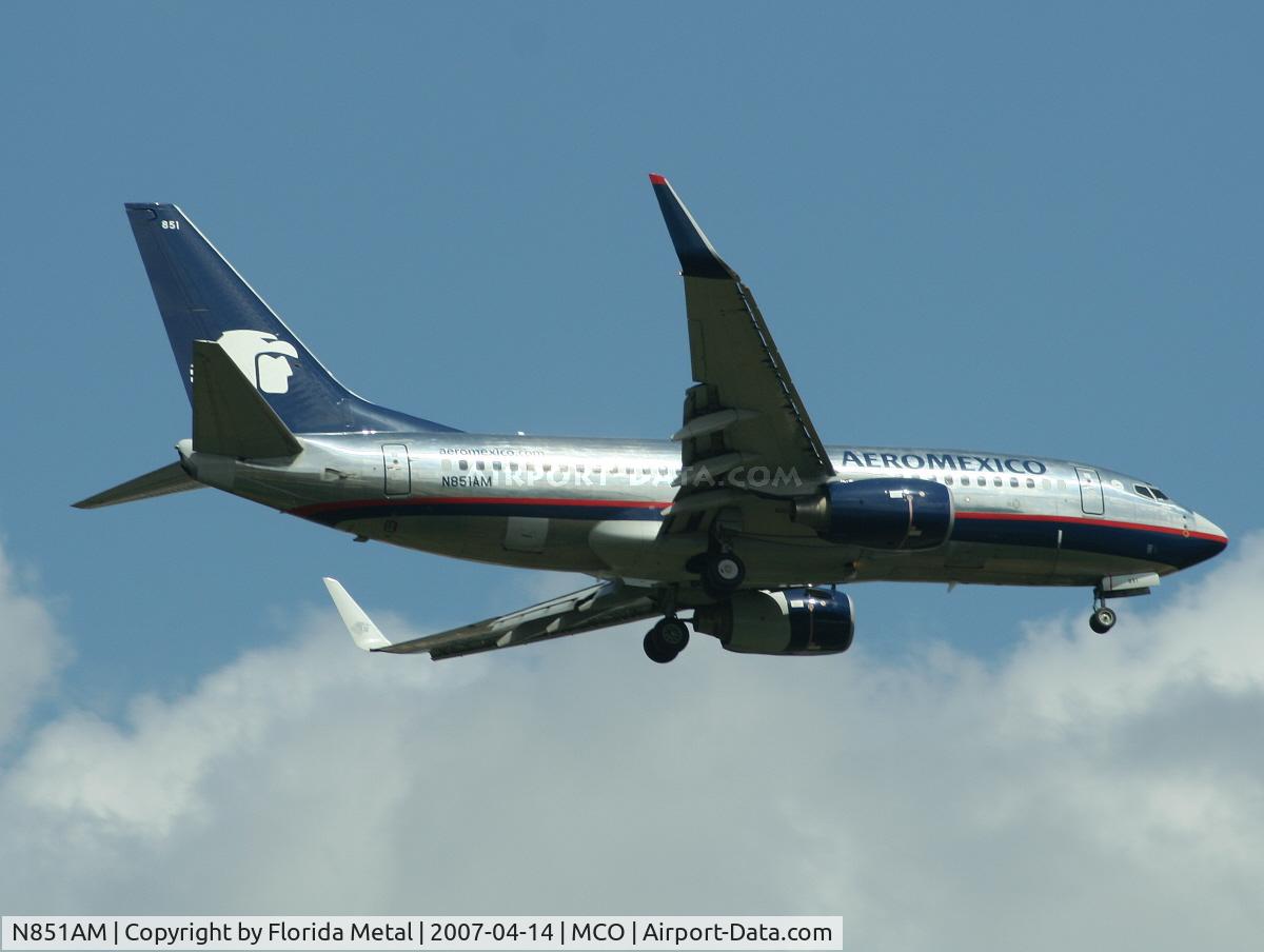 N851AM, 2003 Boeing 737-752 C/N 29363, Aeromexico