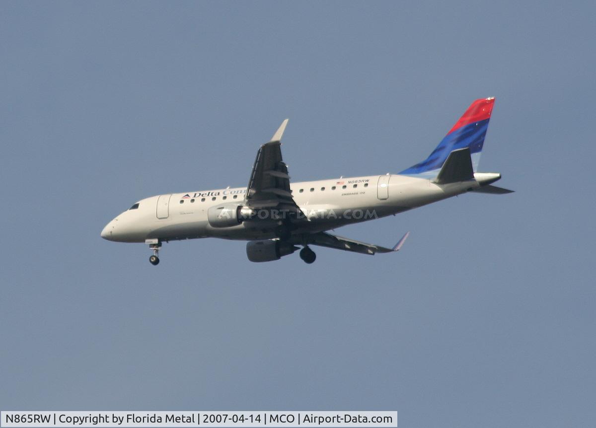 N865RW, 2006 Embraer 170SE (ERJ-170-100SE) C/N 17000122, Delta Connection