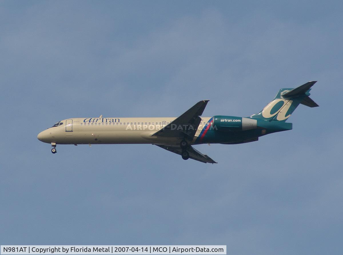 N981AT, 2002 Boeing 717-200 C/N 55040, Air Tran