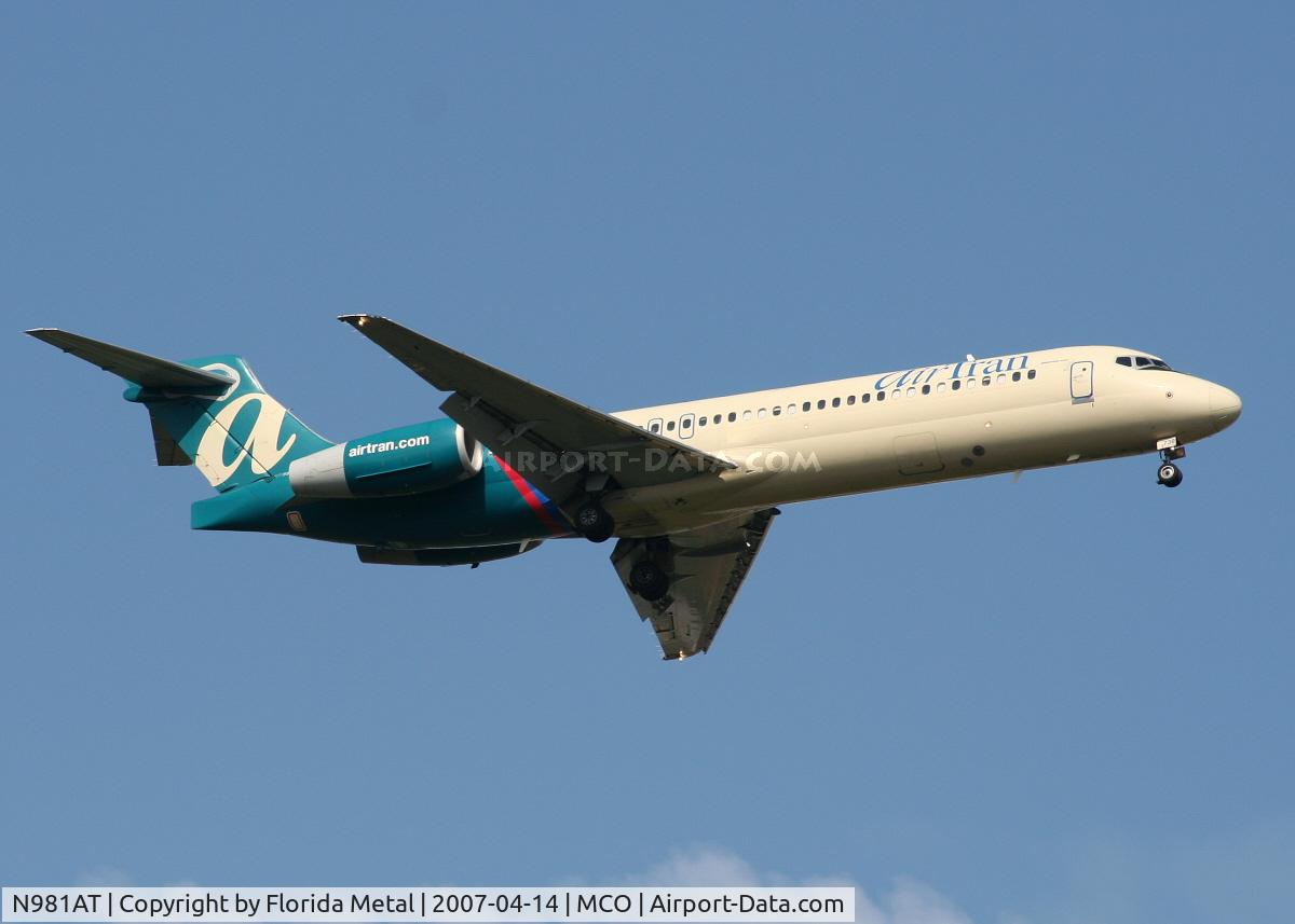 N981AT, 2002 Boeing 717-200 C/N 55040, Air Tran