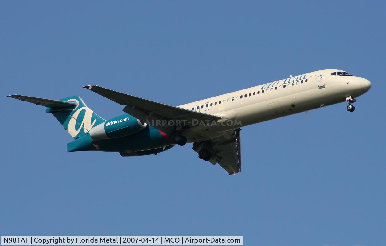 N981AT, 2002 Boeing 717-200 C/N 55040, Air Tran