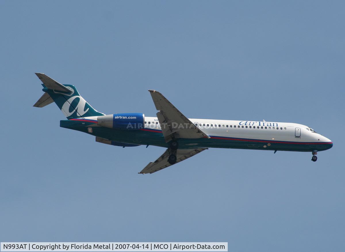 N993AT, 2002 Boeing 717-200 C/N 55137, Air Tran