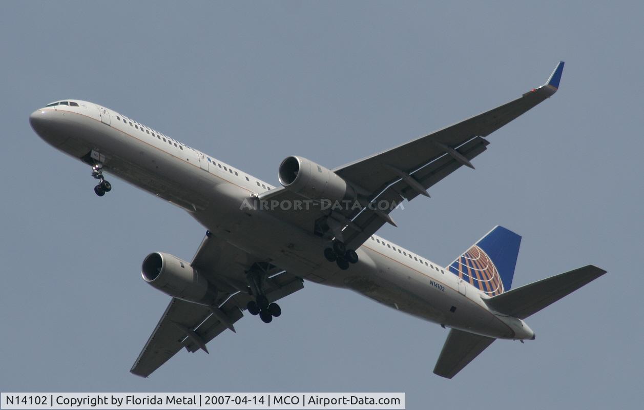 N14102, 1994 Boeing 757-224 C/N 27292, Continental