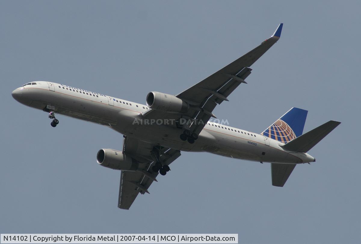 N14102, 1994 Boeing 757-224 C/N 27292, Continental