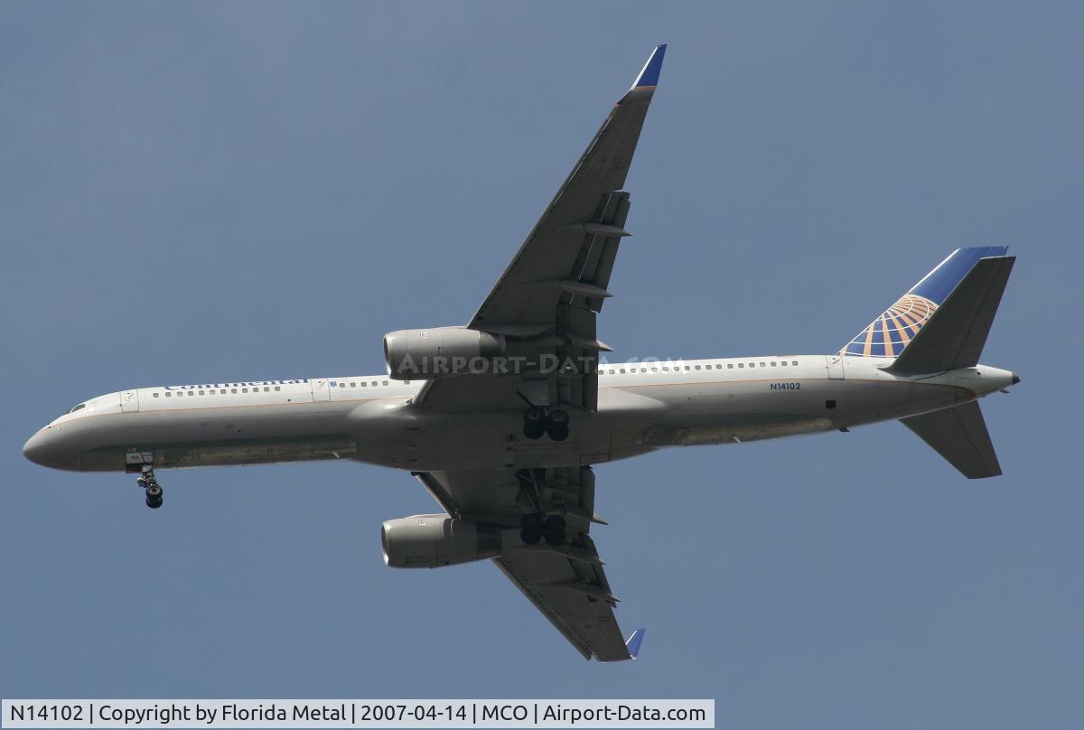 N14102, 1994 Boeing 757-224 C/N 27292, Continental