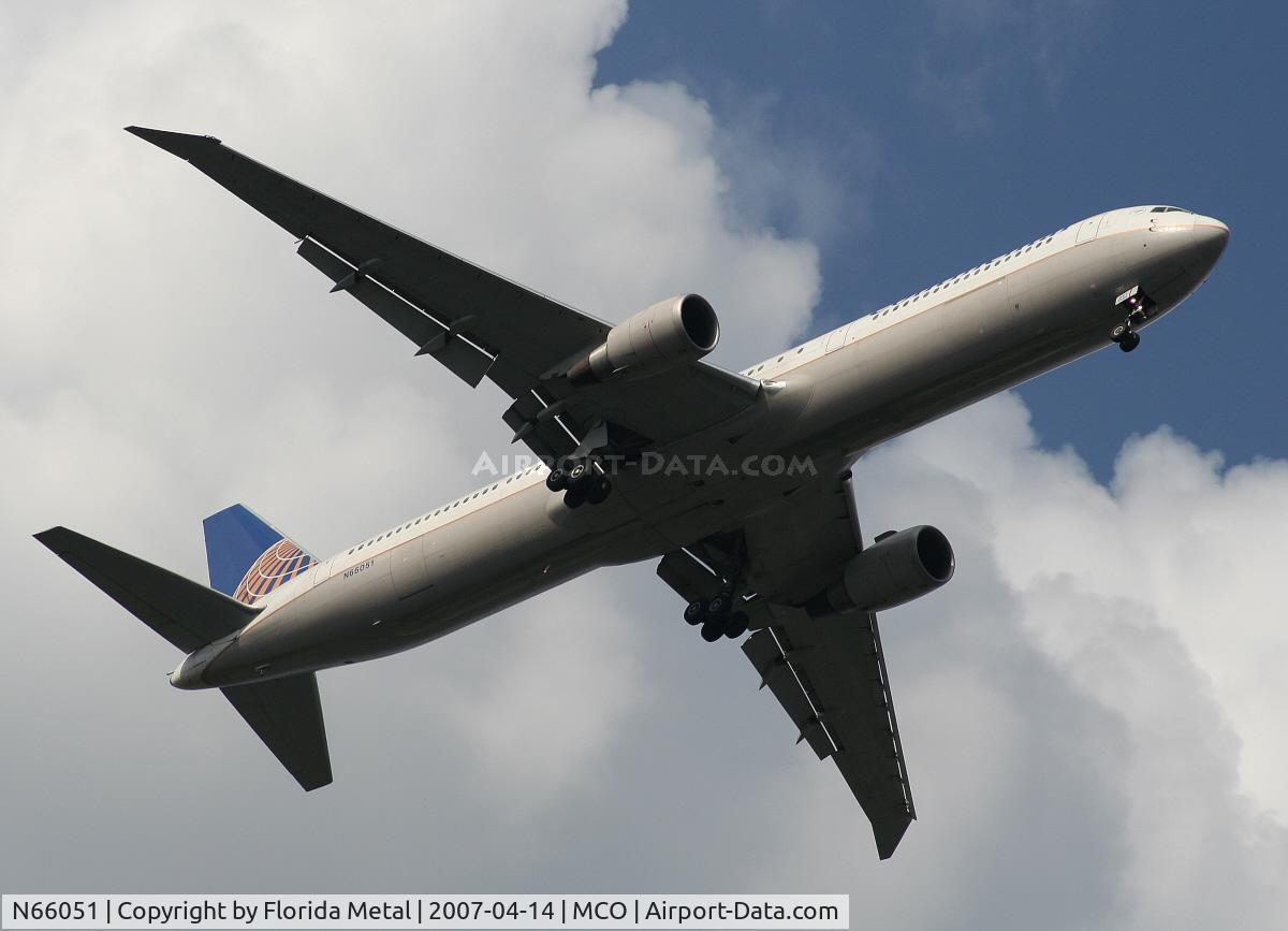 N66051, 2000 Boeing 767-424/ER C/N 29446, Continental