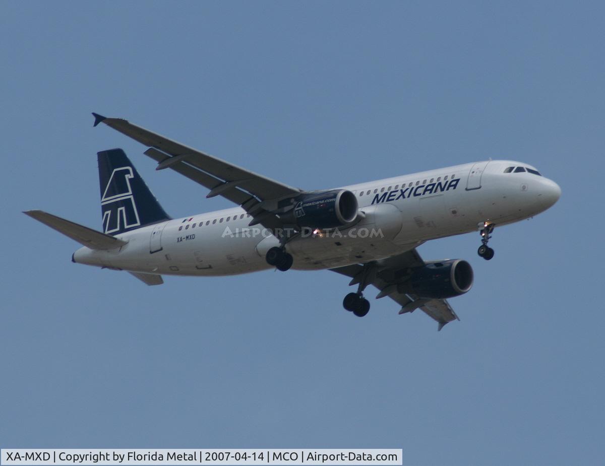 XA-MXD, 2000 Airbus A320-214 C/N 1229, Mexicana