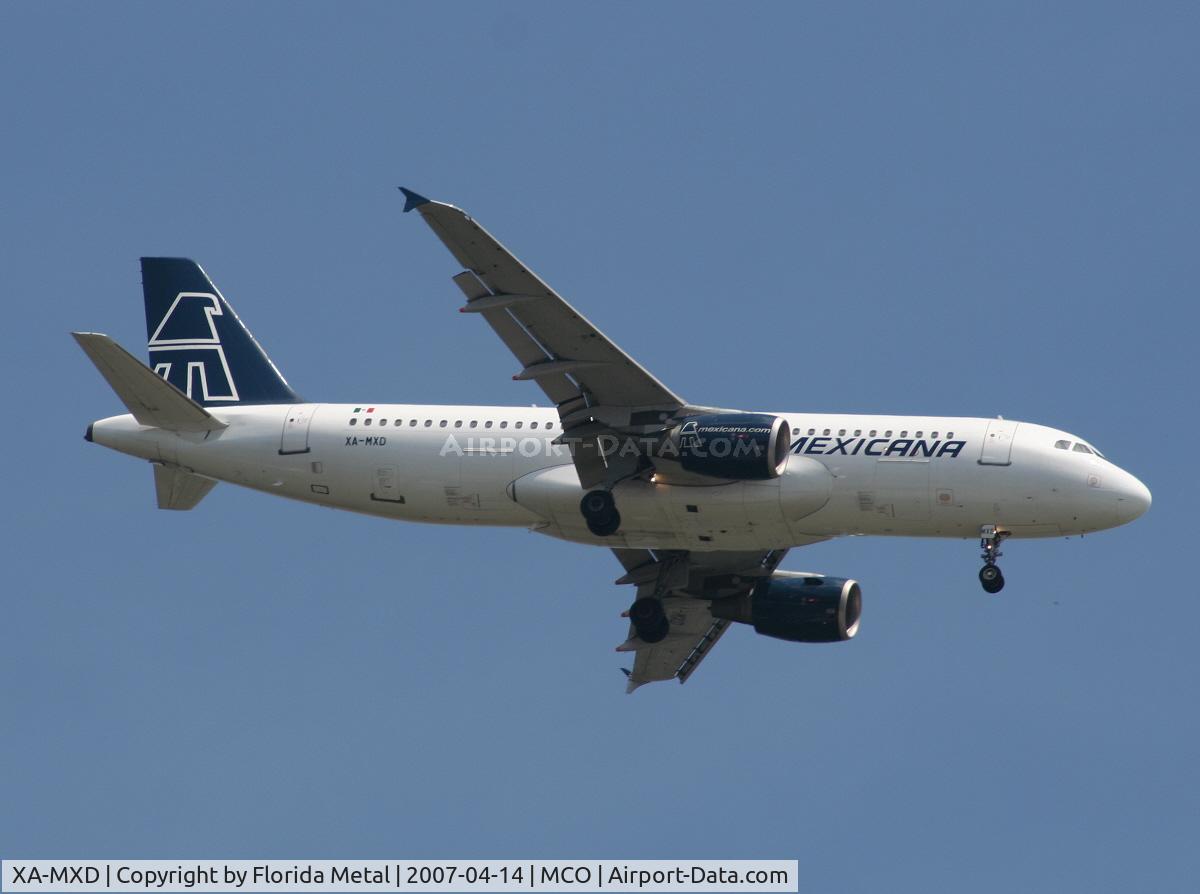 XA-MXD, 2000 Airbus A320-214 C/N 1229, Mexicana