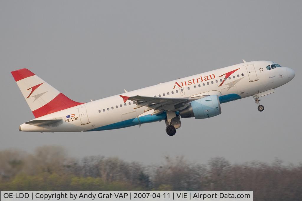OE-LDD, 2005 Airbus A319-112 C/N 2416, Austrian Airlines A319