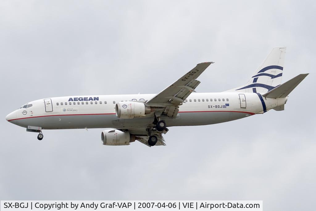 SX-BGJ, 1992 Boeing 737-4S3 C/N 25595, Aegean Airlines B737-400