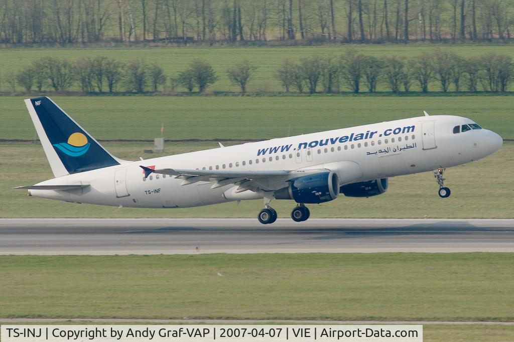 TS-INJ, 1988 Airbus A320-211 C/N 025, Nouvelair A320