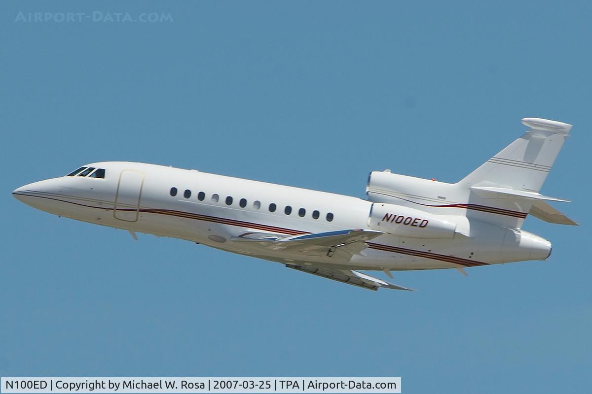 N100ED, Dassault Falcon 900C C/N 195, Climbing out of 36R