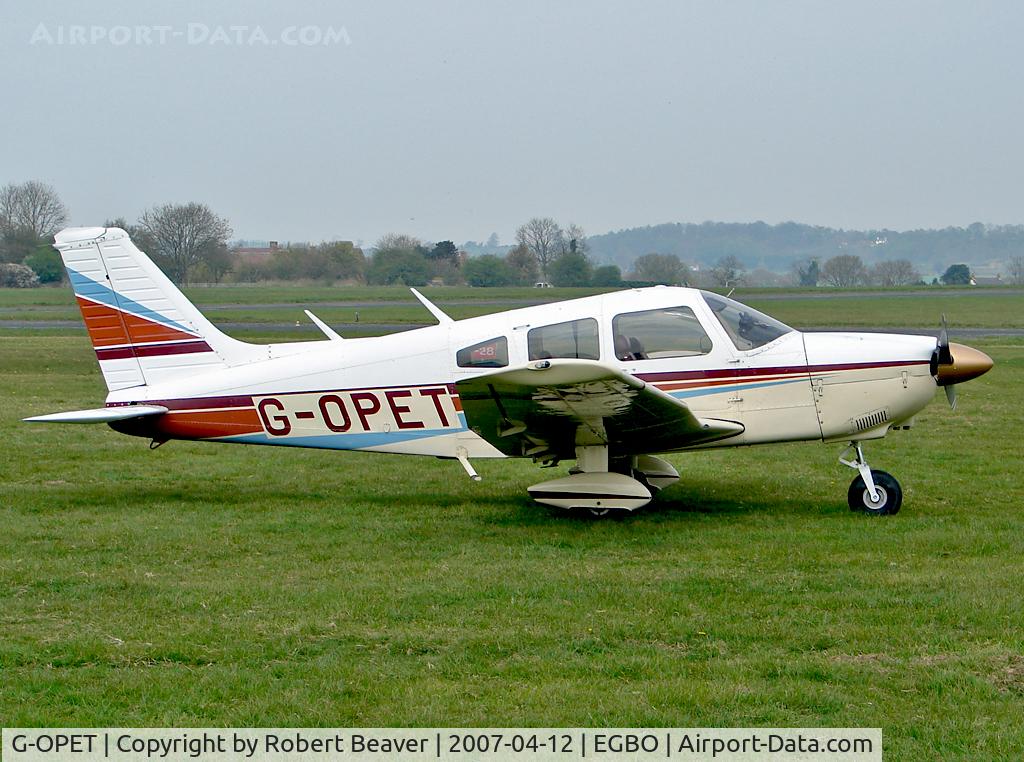 G-OPET, 1975 Piper PA-28-181 Cherokee Archer II C/N 28-7690067, Piper PA-28-181 Archer II