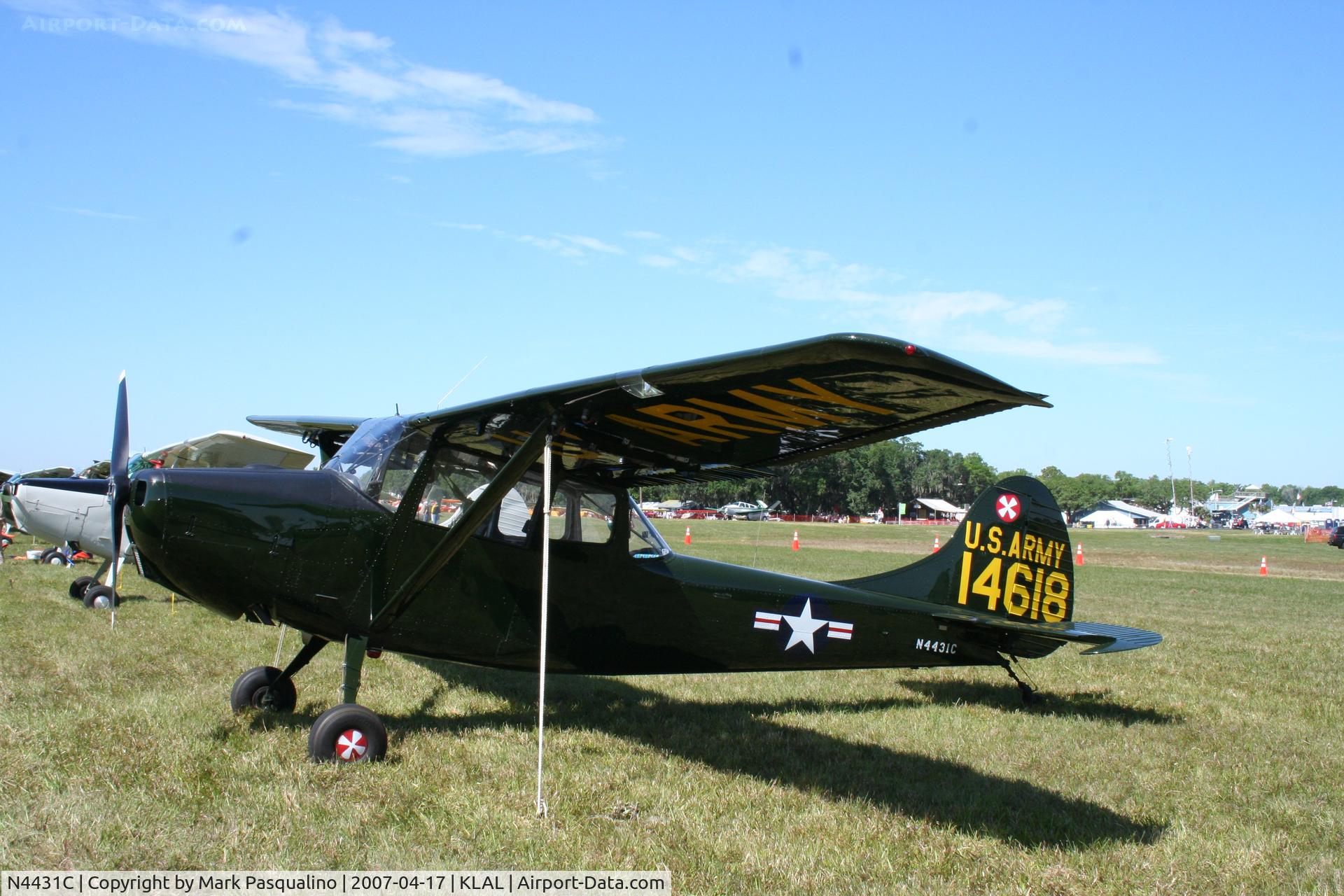 N4431C, Cessna L-19E Bird Dog C/N 24549, Cessna L-19E