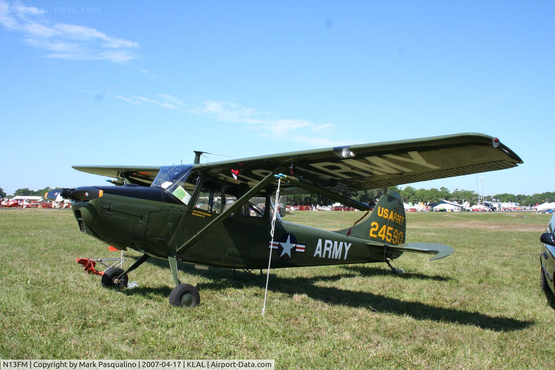N13FM, 1957 Cessna L-19E Bird Dog C/N 24590, Cessna L-19