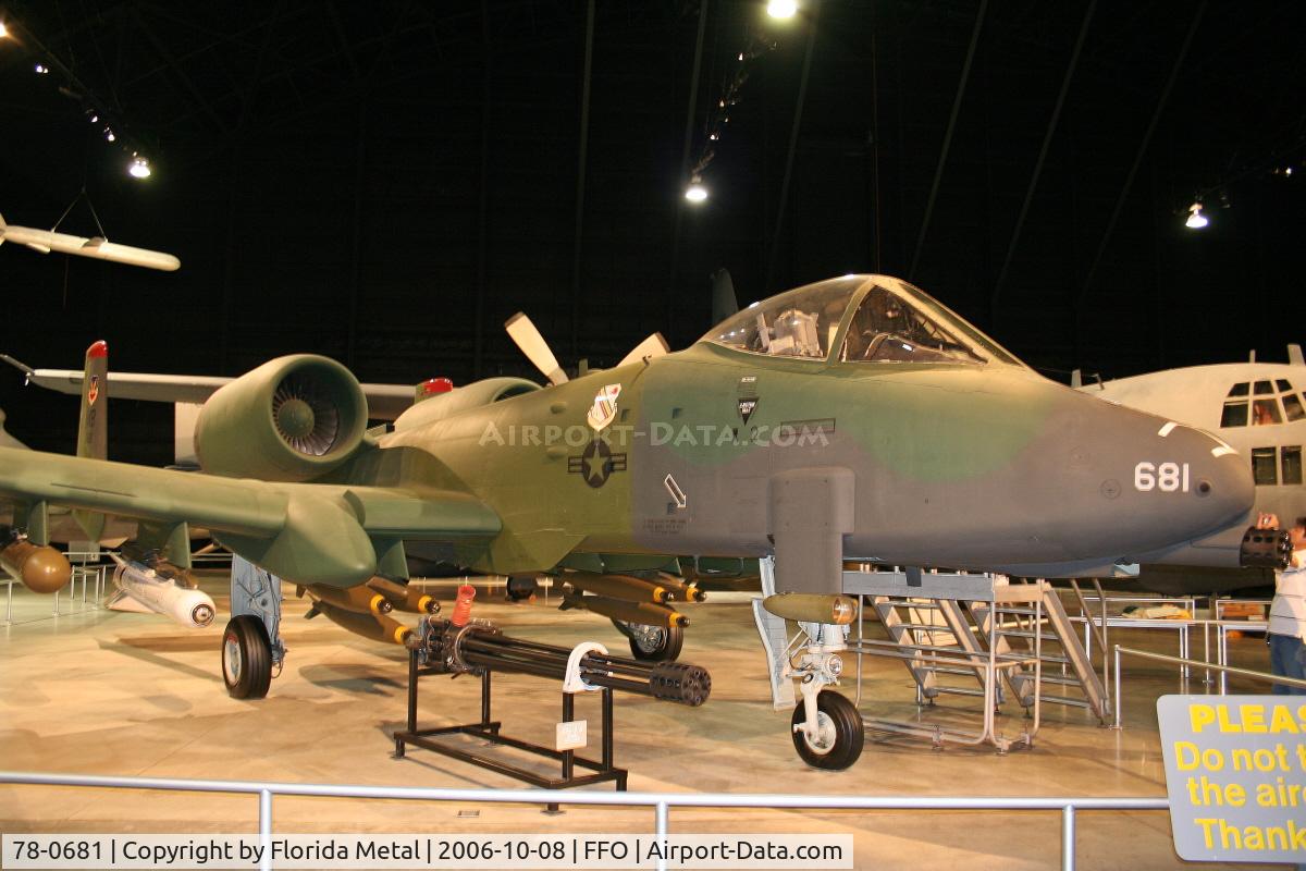 78-0681, 1978 Fairchild Republic A-10A Thunderbolt II C/N A10-0301, A-10