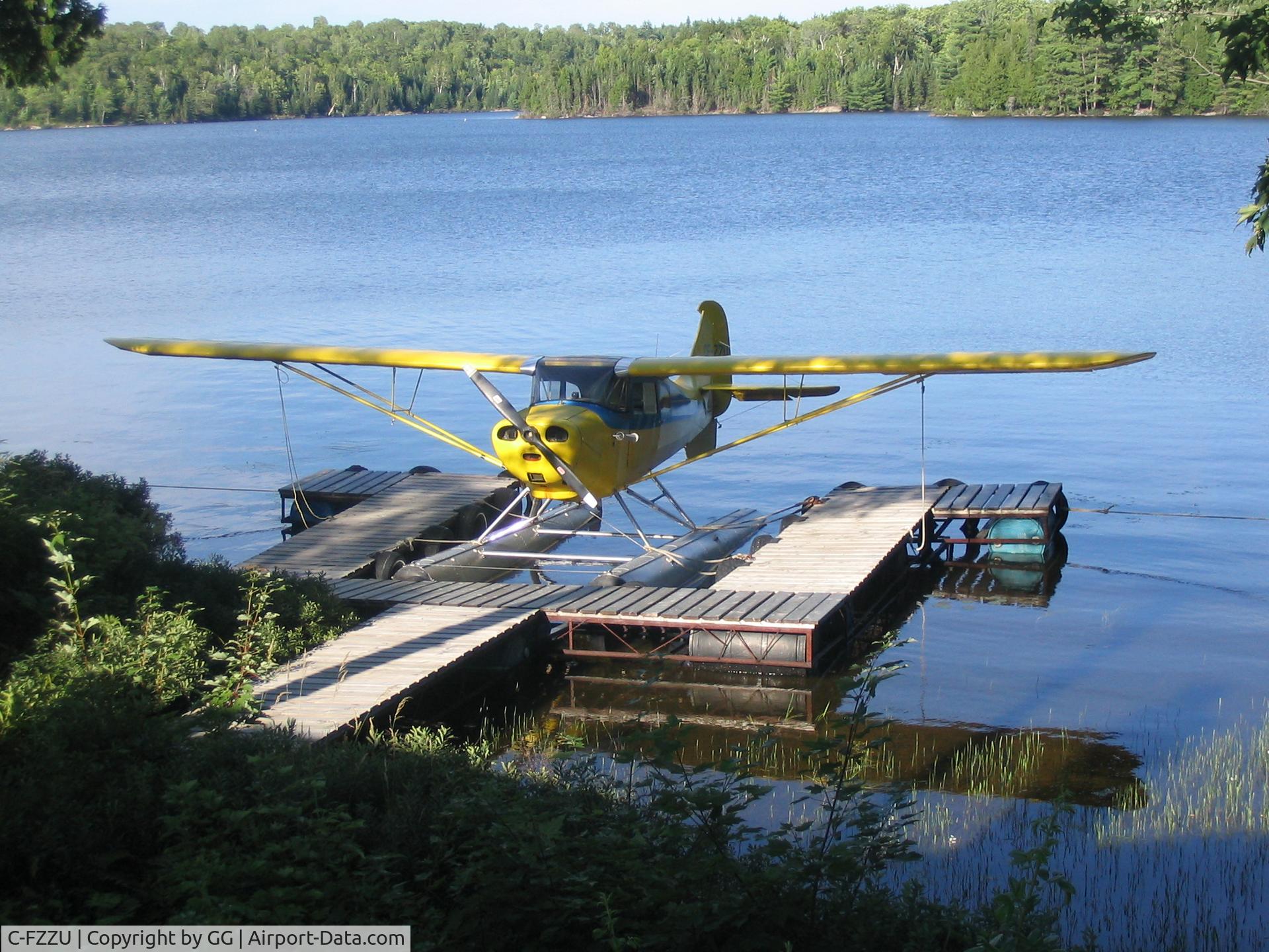 C-FZZU, 1947 Aeronca 11CCX Super Chief C/N 11CC162X, On PK 1500 floats.