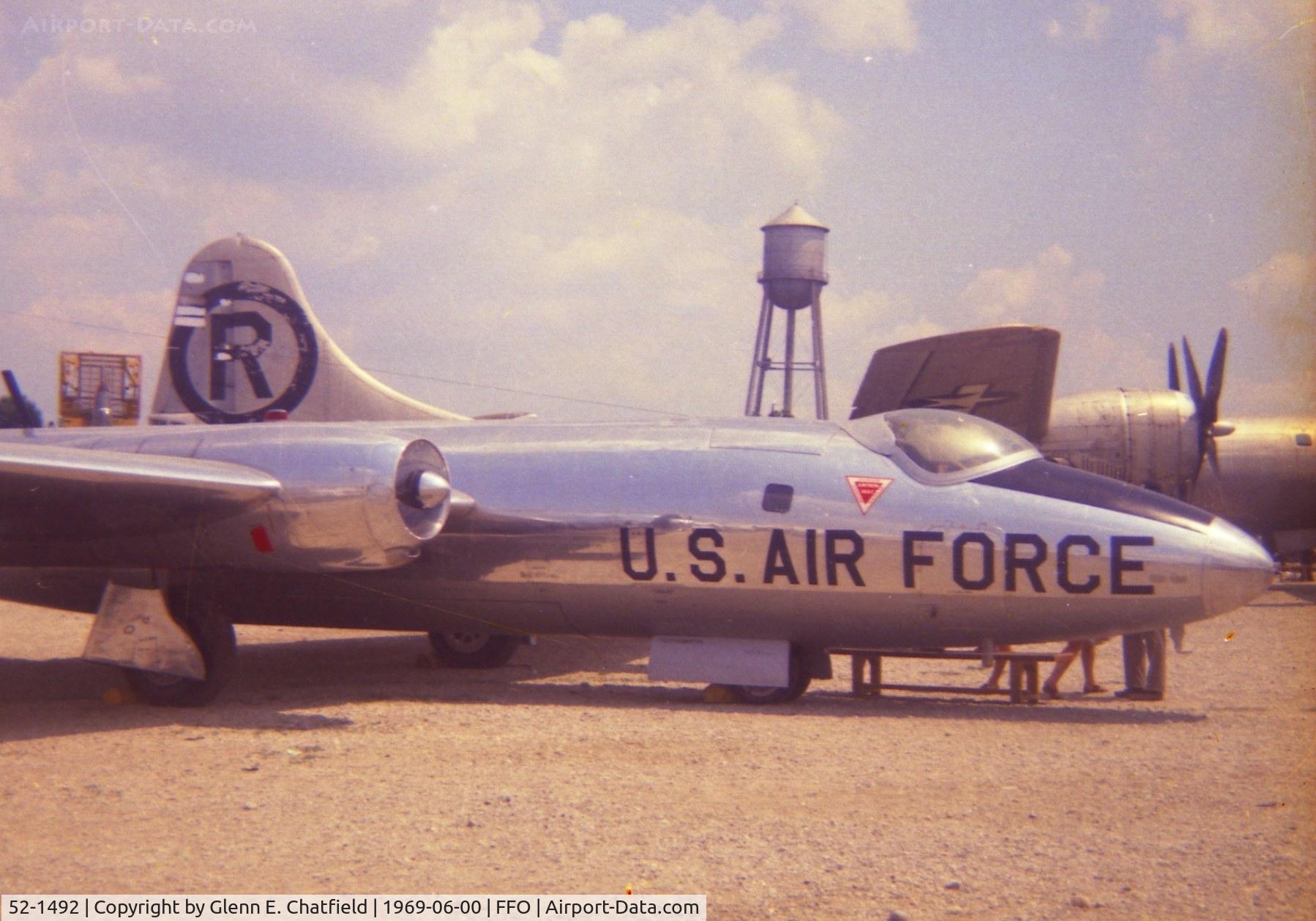 52-1492, 1952 Martin RB-57A Canberra C/N 075, RB-57A at the old Air Force Musuem at Patterson Field, Fairborn, OH. Now at Hill AFB, UT