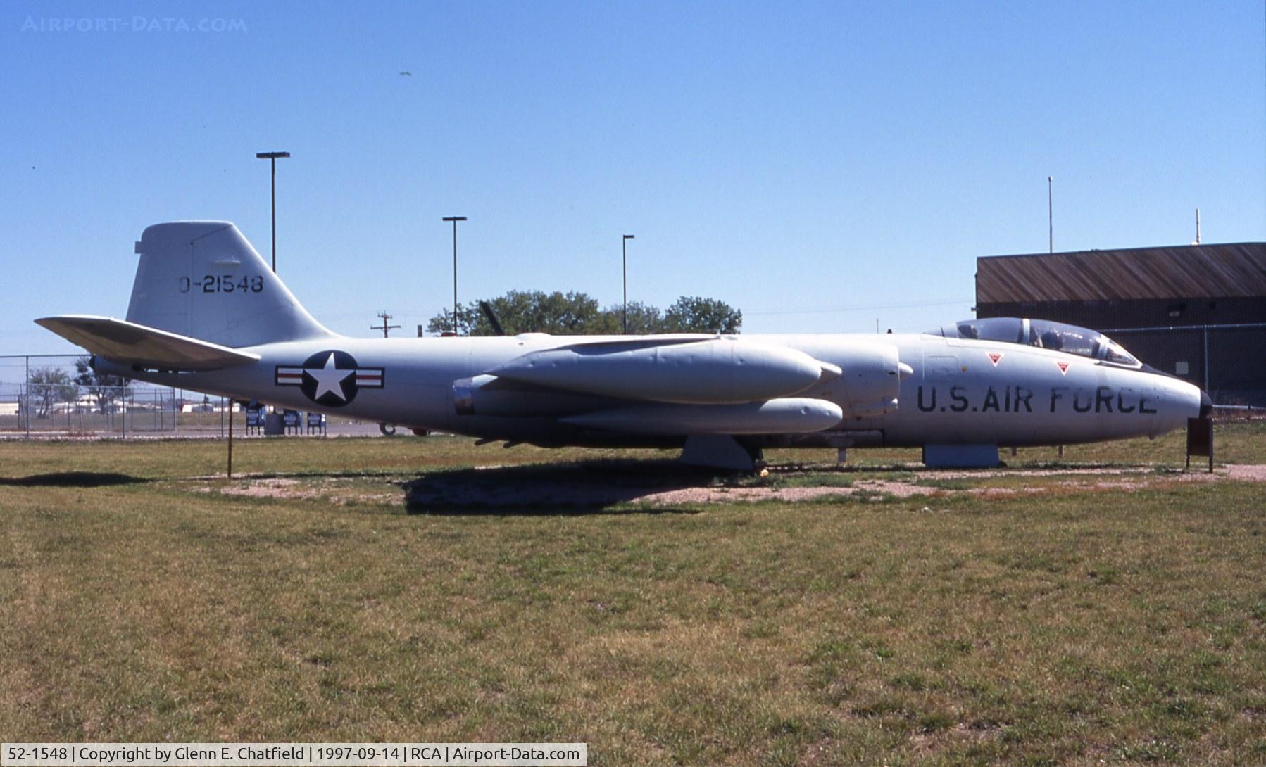 52-1548, 1952 Martin EB-57B Canberra C/N 131, EB-57B at the South Dakota Air & Space Museum