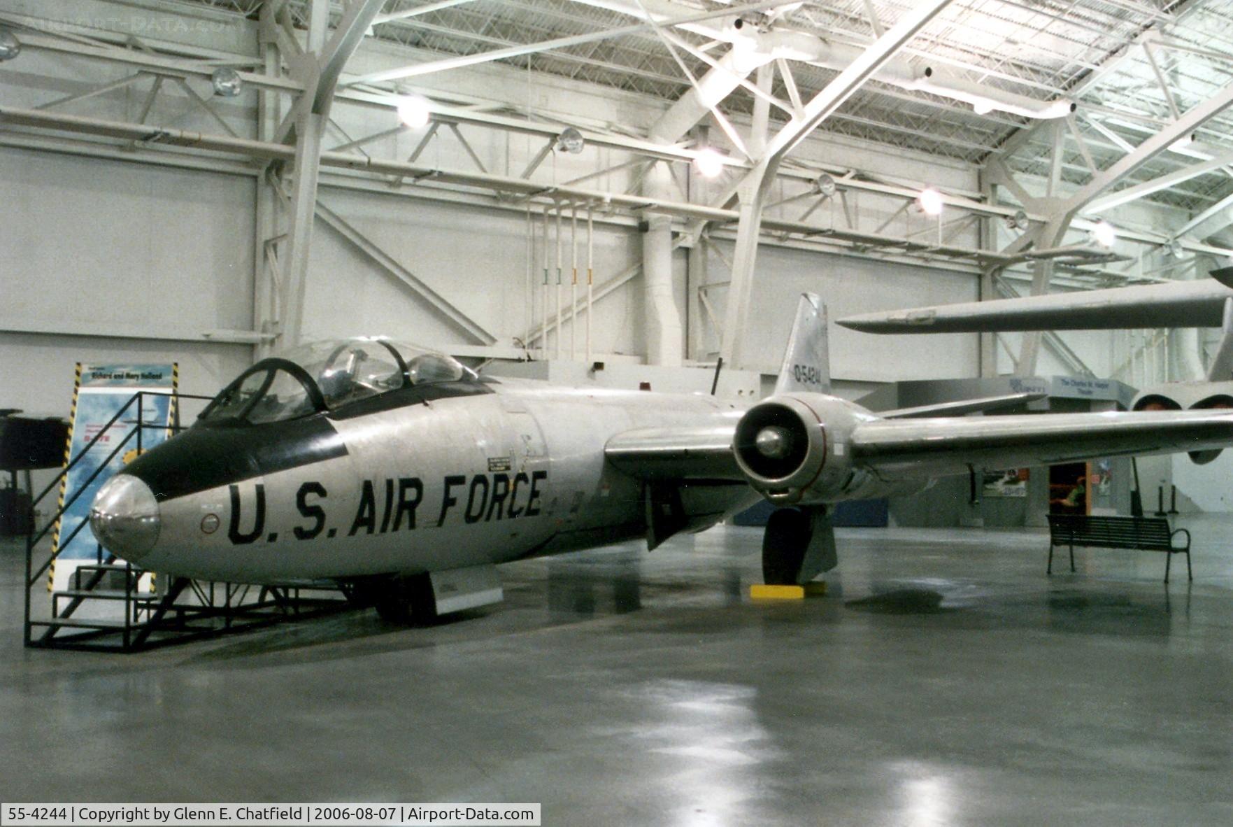 55-4244, 1955 Martin EB-57E Canberra C/N 346, B-57E at the Strategic Air & Space Museum, Ashland, NE