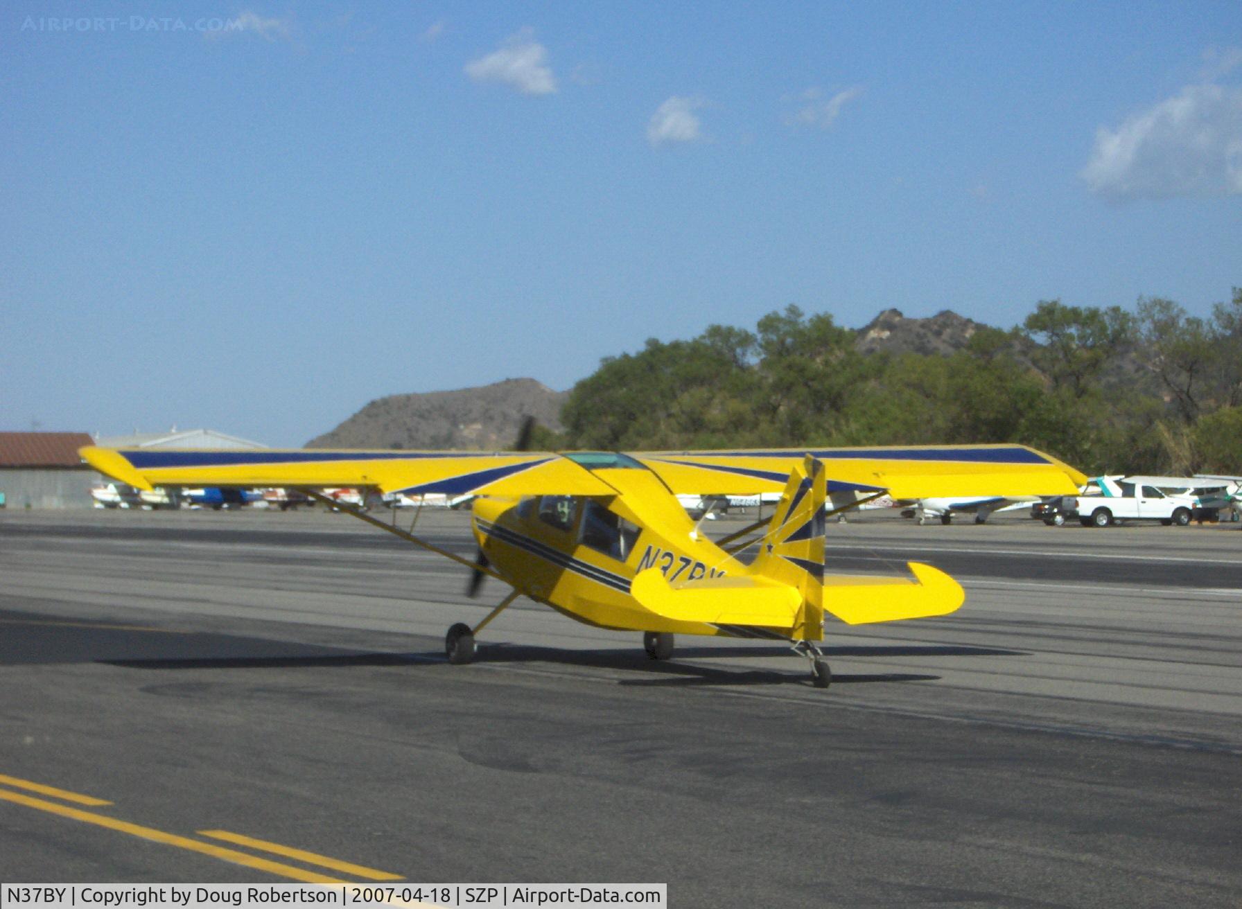 N37BY, 2004 American Champion 8KCAB Super Decathlon C/N 951-2004, 2004 American Champion 8KCAB SUPER DECATHLON, Lycoming AEIO-360 180 Hp, taxi back