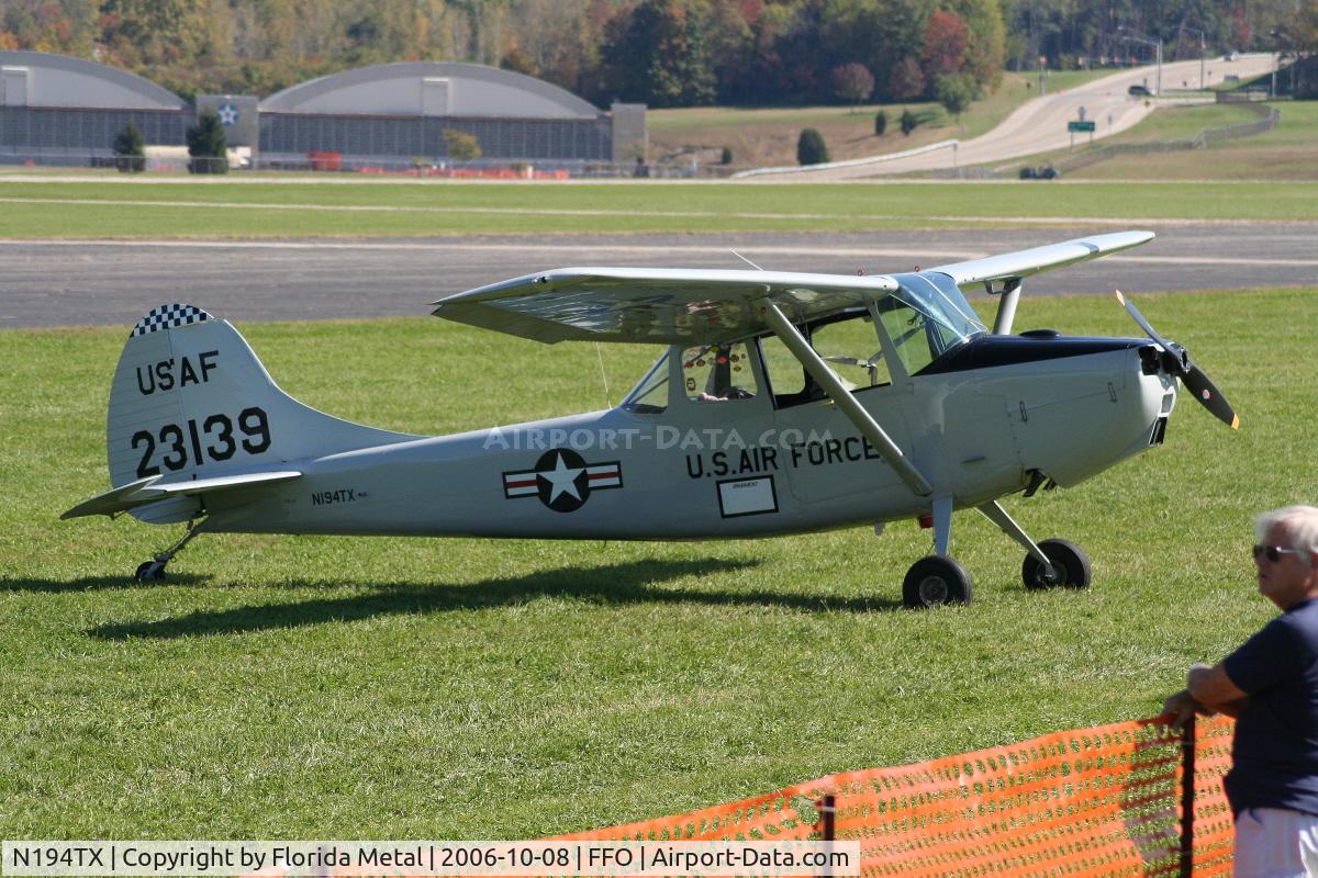 N194TX, 1951 Cessna 0-1A C/N 23139, Cessna O-1A