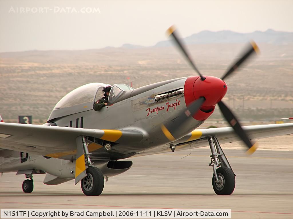 N151TF, 1944 North American P-51D Mustang C/N 122-31591 (44-63865), Provenance Fighter Sales Inc. - Las Vegas, Nevada / 1965 North American F-51D Mustang 'Tempus Fugit' - Aviation Nation 2006