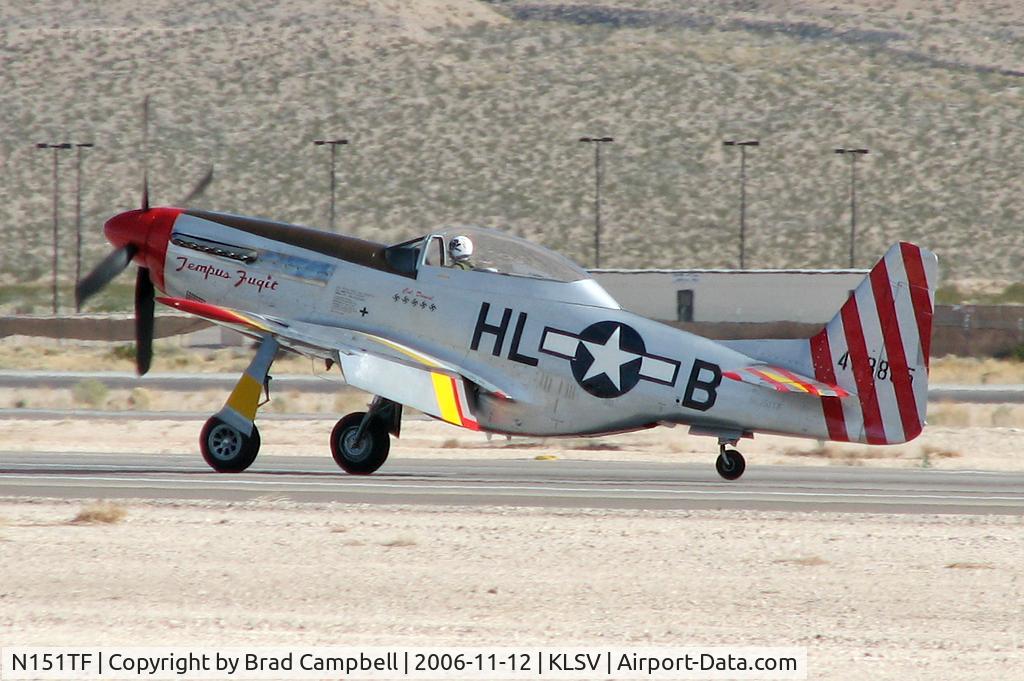 N151TF, 1944 North American P-51D Mustang C/N 122-31591 (44-63865), Provenance Fighter Sales Inc. - Las Vegas, Nevada / 1965 North American F-51D Mustang 'Tempus Fugit' - Aviation Nation 2006