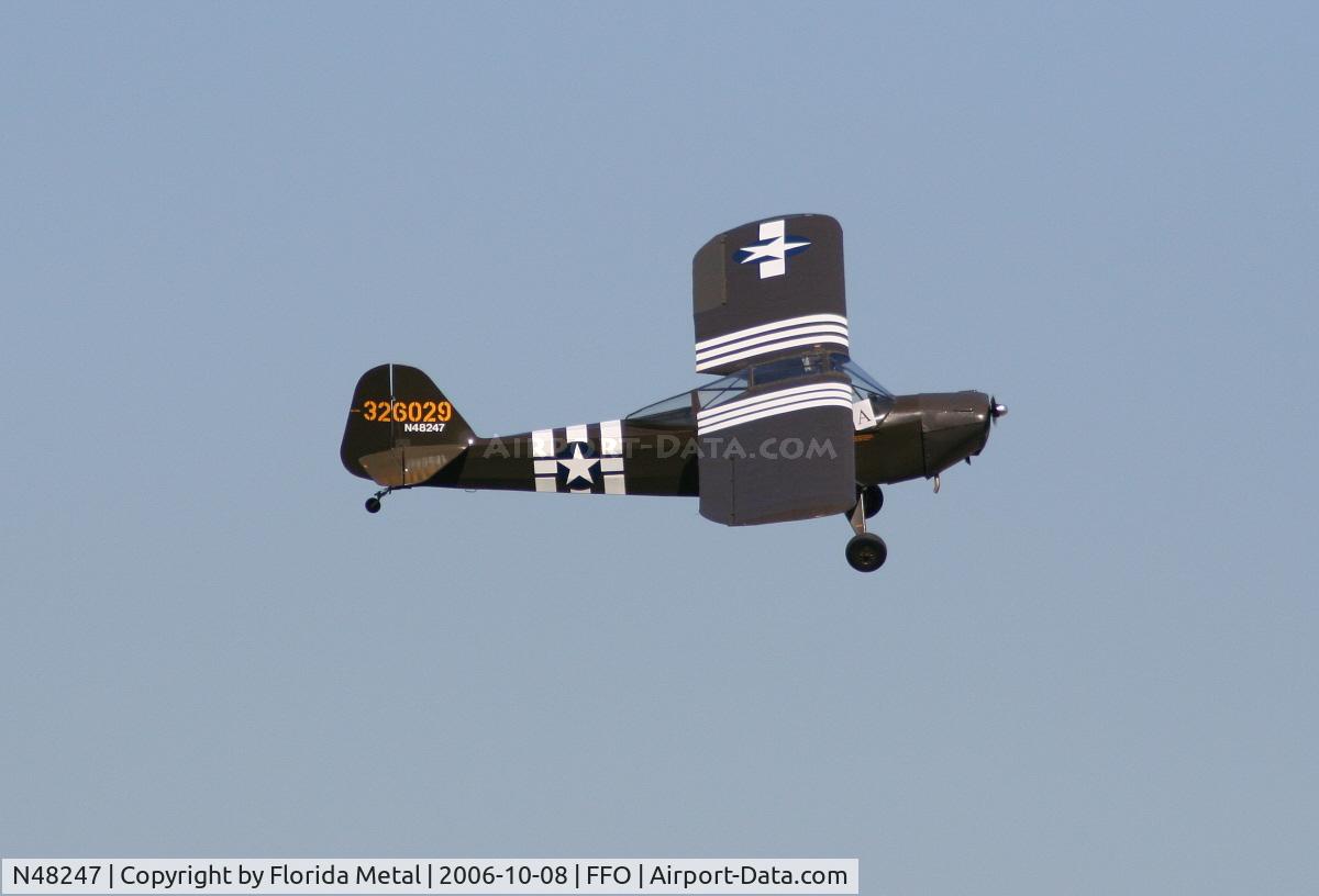 N48247, 1943 Taylorcraft DCO-65 C/N 5341, L-2