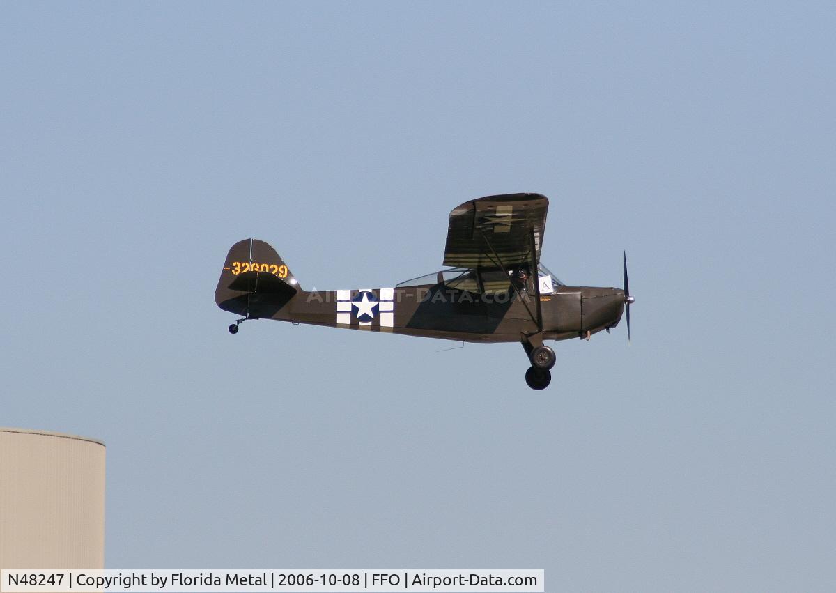 N48247, 1943 Taylorcraft DCO-65 C/N 5341, L-2