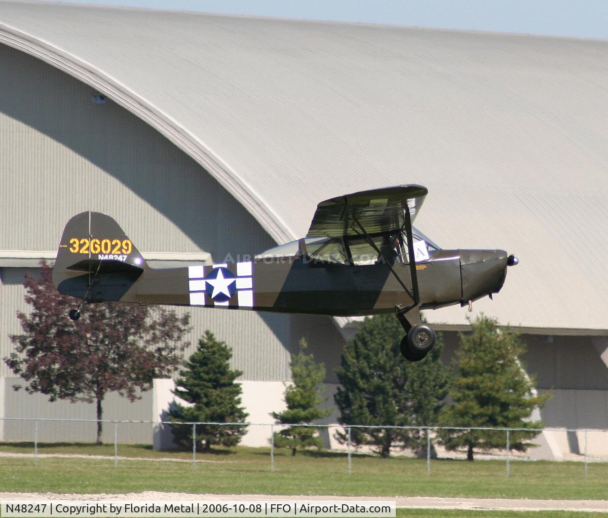 N48247, 1943 Taylorcraft DCO-65 C/N 5341, L-2