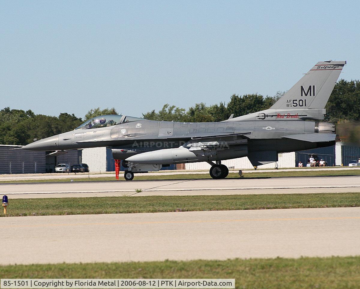 85-1501, 1985 General Dynamics F-16C Fighting Falcon C/N 5C-281, F-16