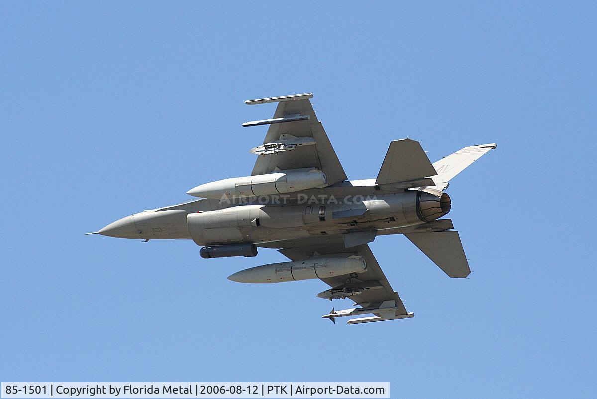 85-1501, 1985 General Dynamics F-16C Fighting Falcon C/N 5C-281, F-16