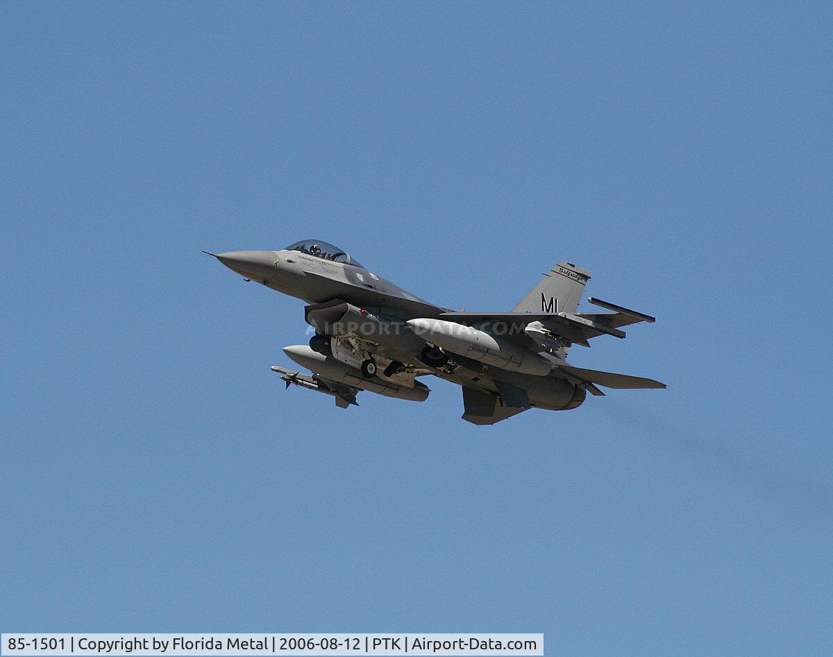 85-1501, 1985 General Dynamics F-16C Fighting Falcon C/N 5C-281, F-16