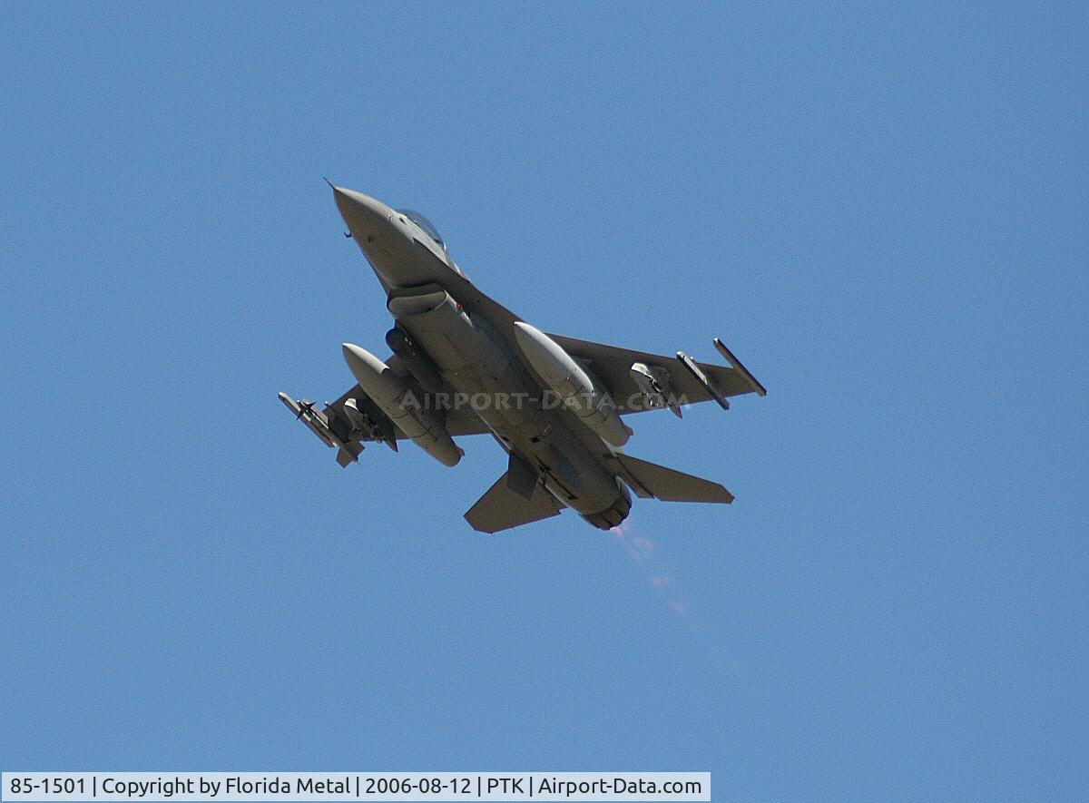 85-1501, 1985 General Dynamics F-16C Fighting Falcon C/N 5C-281, F-16