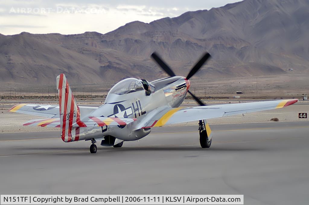 N151TF, 1944 North American P-51D Mustang C/N 122-31591 (44-63865), Provenance Fighter Sales Inc. - Las Vegas, Nevada / 1965 North American F-51D Mustang 'Tempus Fugit' - Aviation Nation 2006